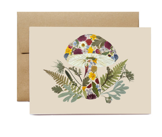 Mushroom, Everyday, Large Card