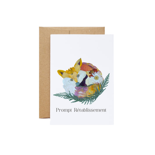 Prompt Rétablissement Renard, Large Card French