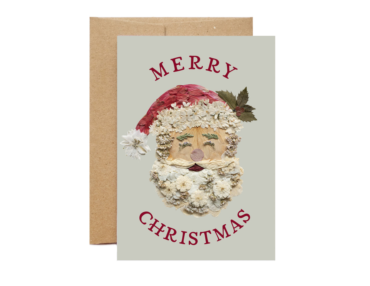 Santa, Merry Christmas, Card
