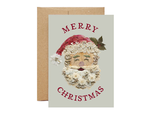 Santa, Merry Christmas, Card