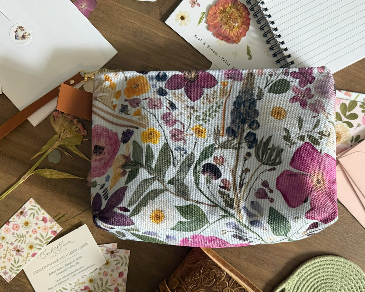 Seasons, Botanical Pouch, XL