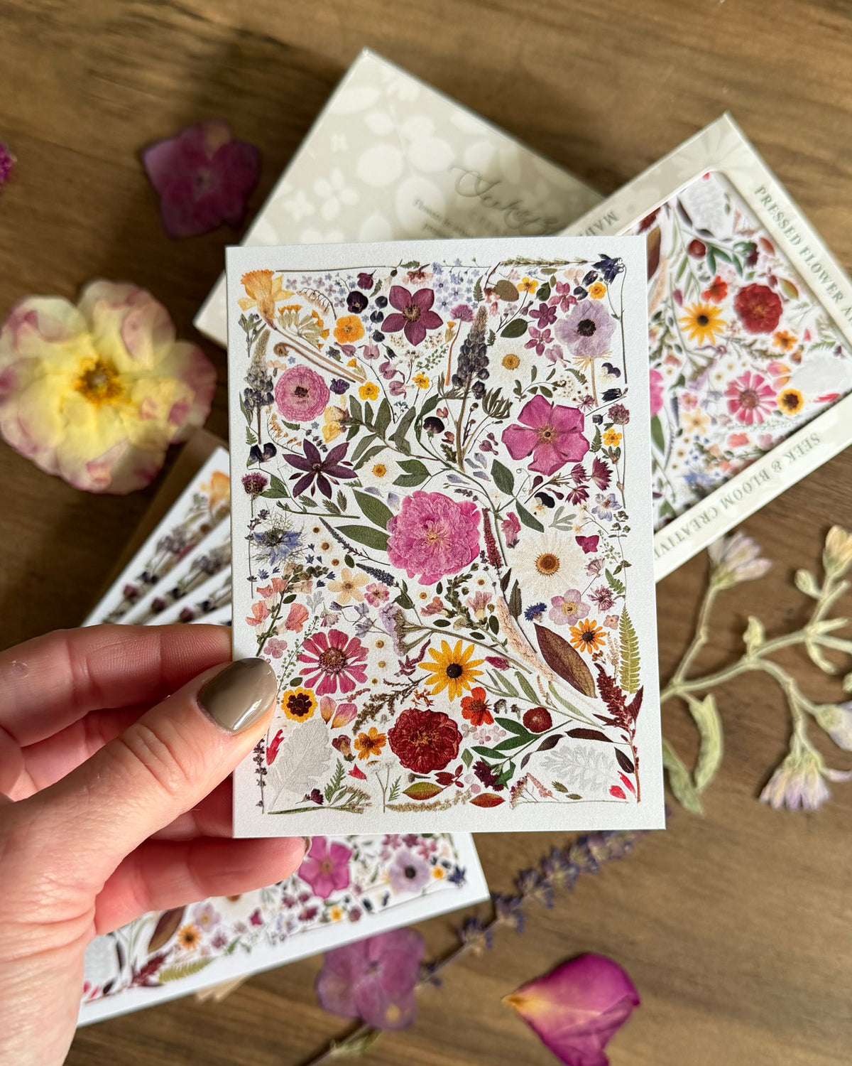 Seasons Collage, Note Card Set