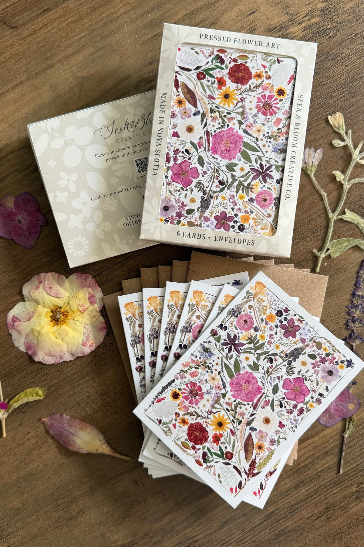 Seasons Collage, Note Card Set