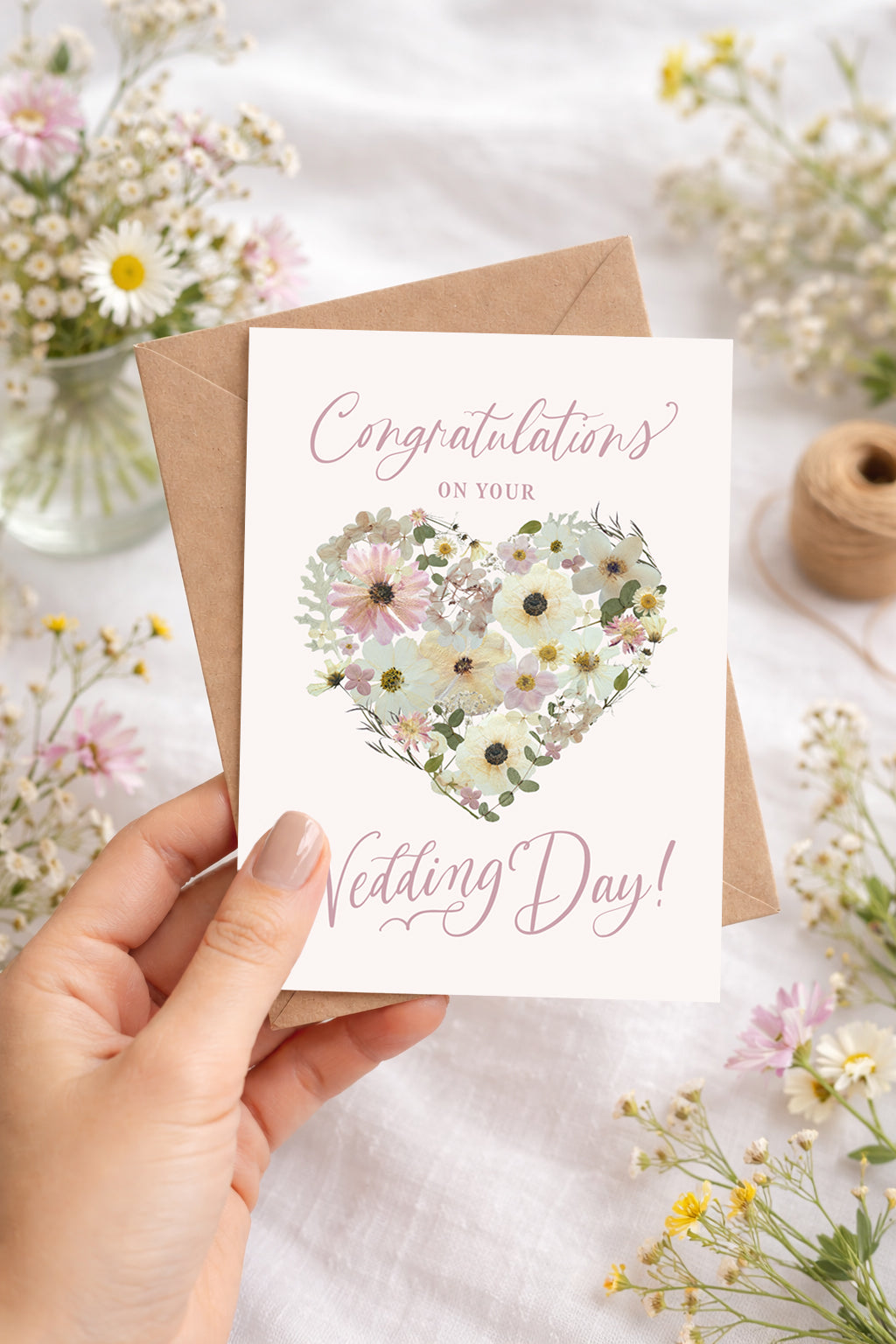 Congratulations, Wedding Day, Card