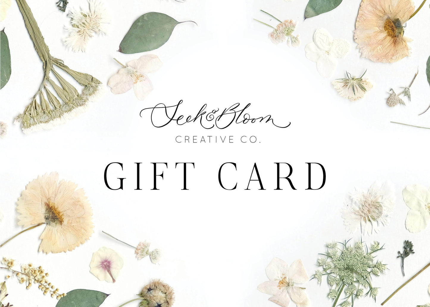 Seek & Bloom Creative Co. Gift Card