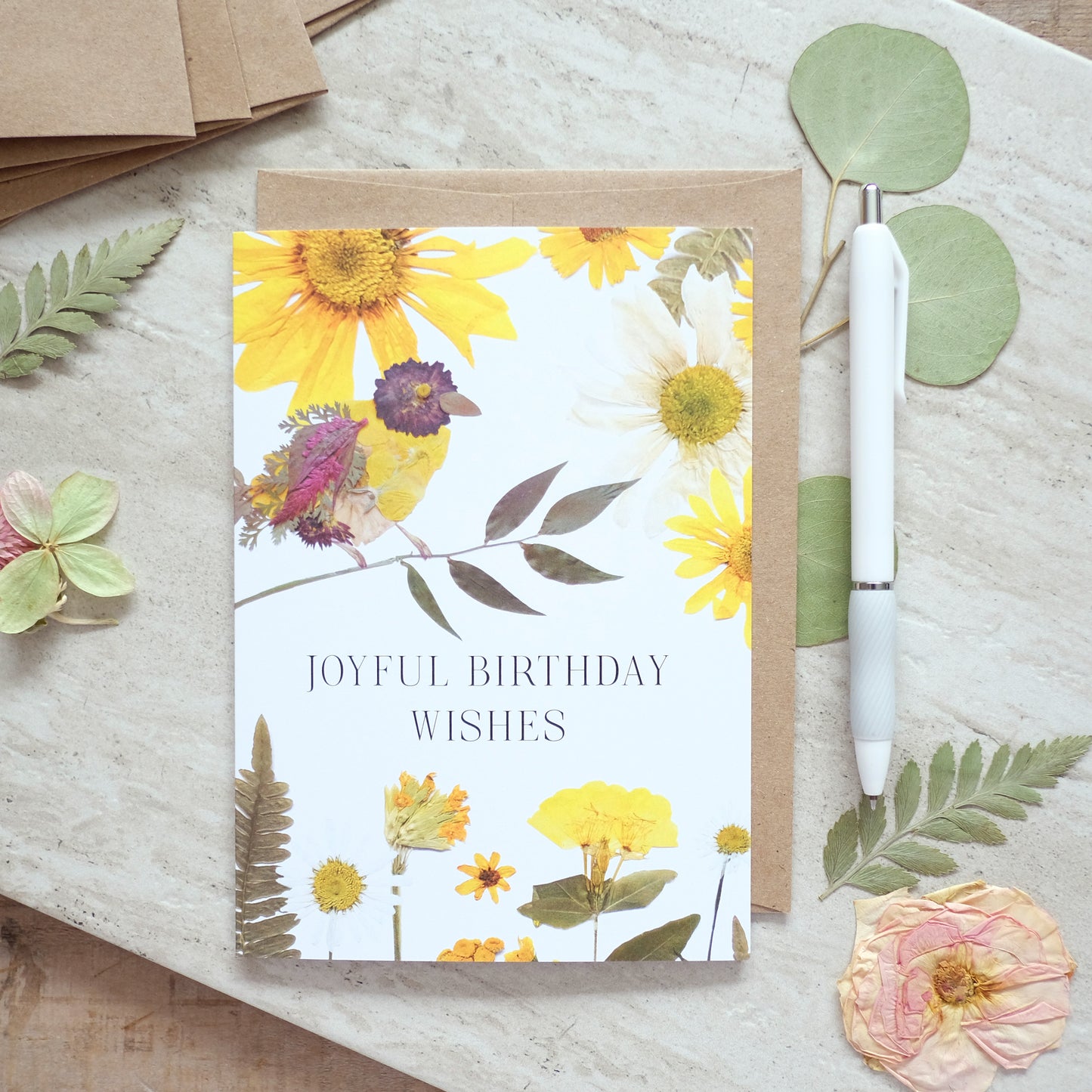 Joyful Birthday Wishes with Yellow Bird, Birthday Card