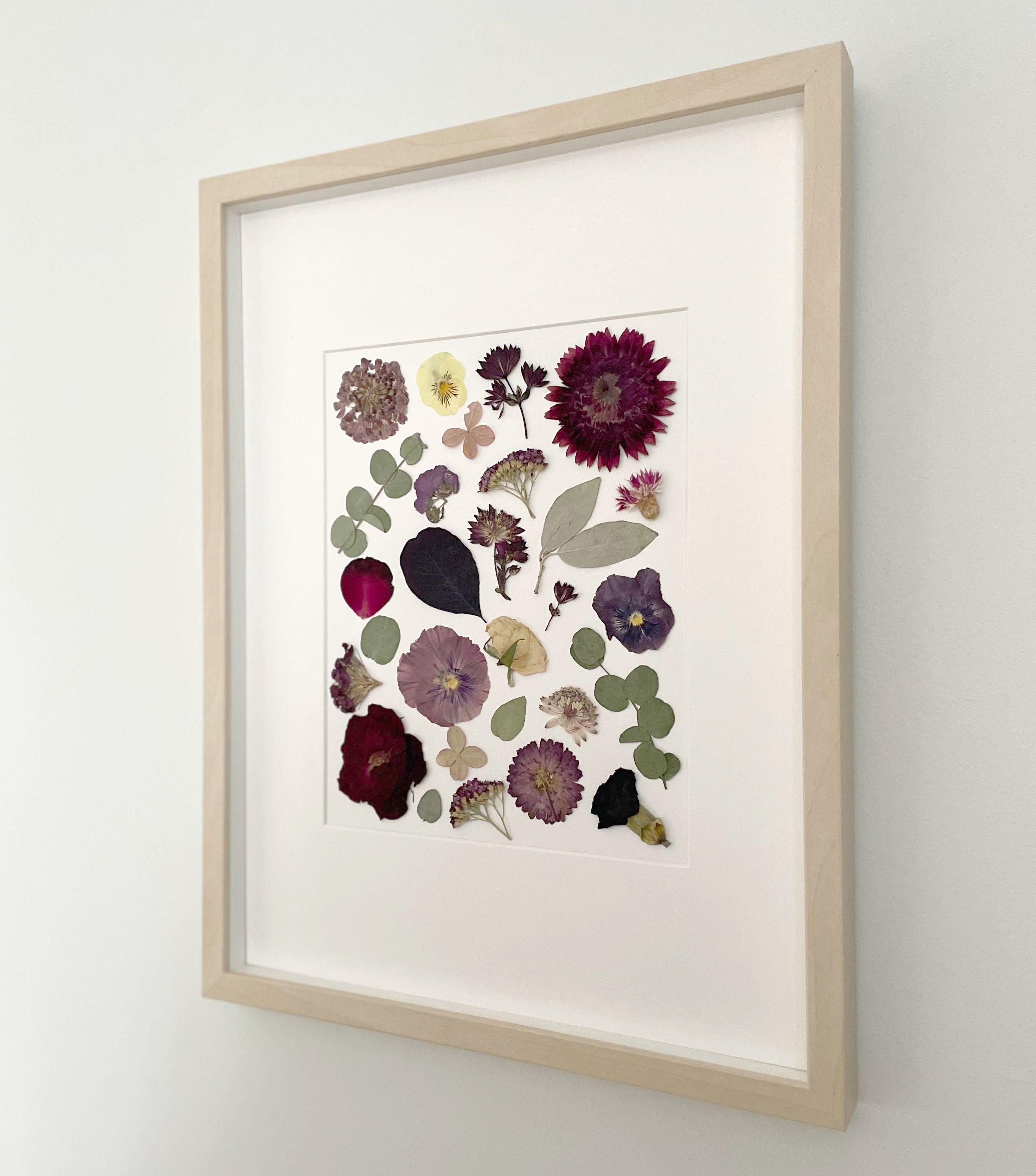 Pressed flower Texas in glass wall art – Remedy Design Shop