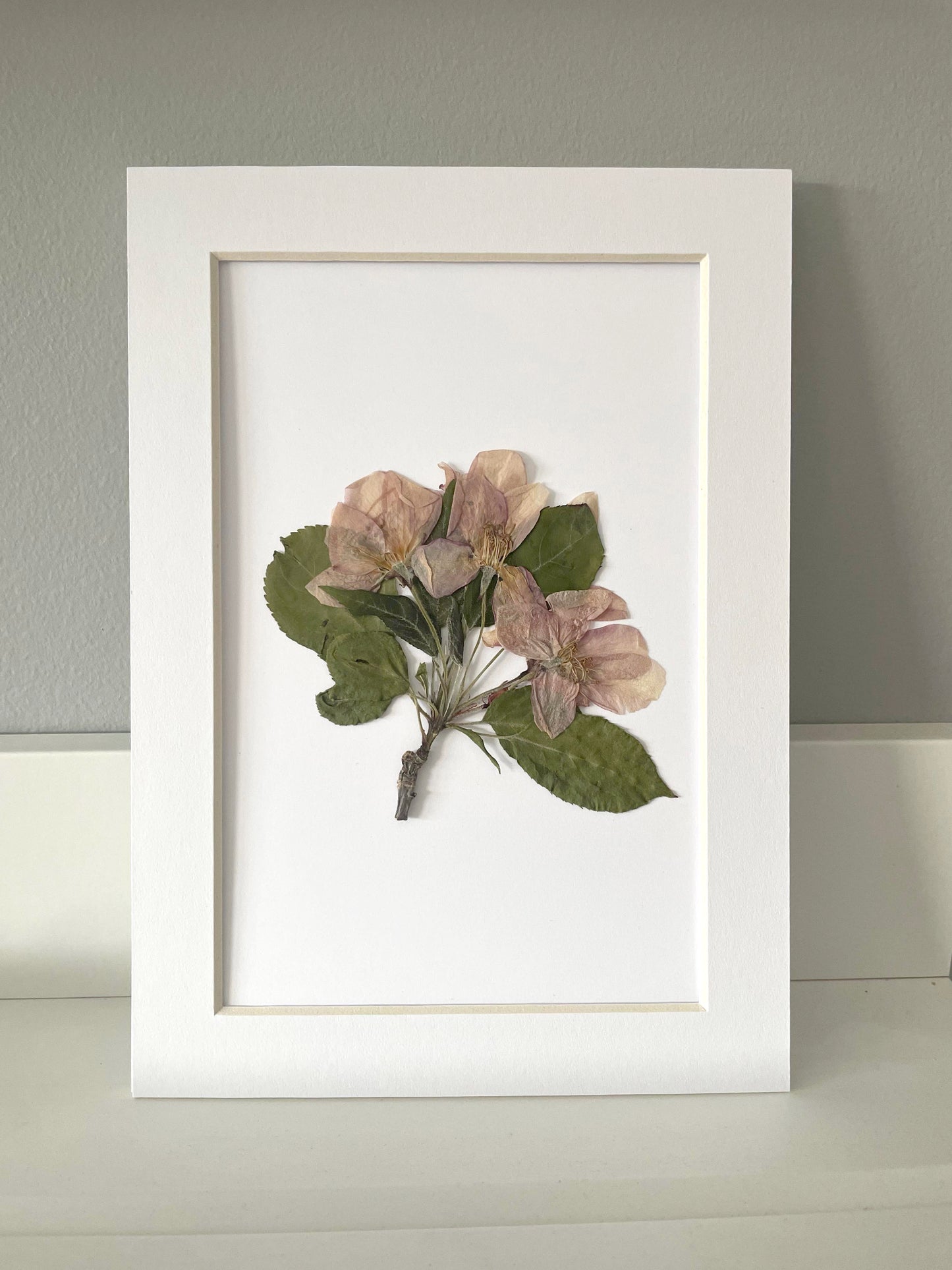 Mini Matted Original Flower Art 4x6