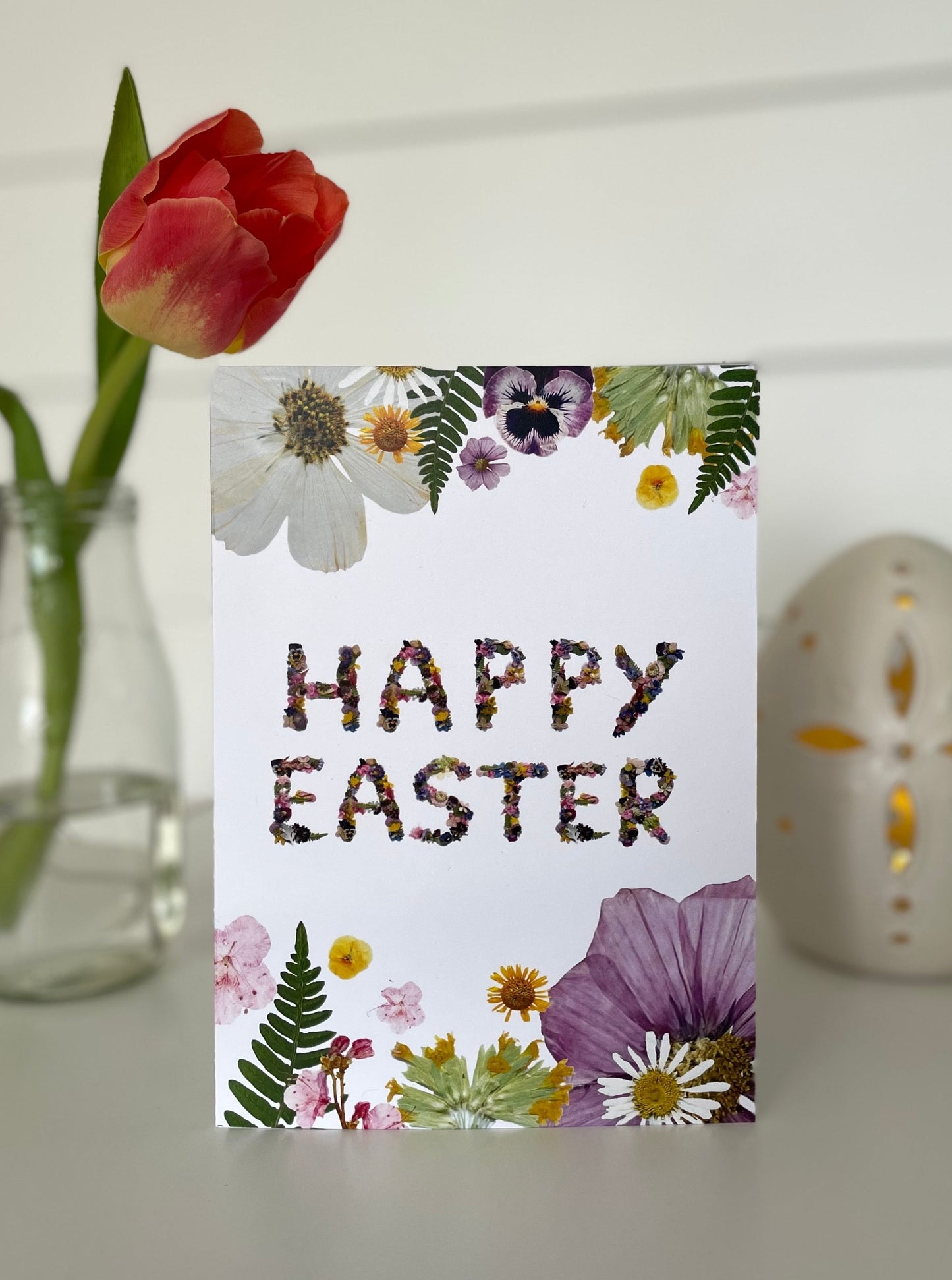 Happy Easter, Spring Flower Card - Discontinued