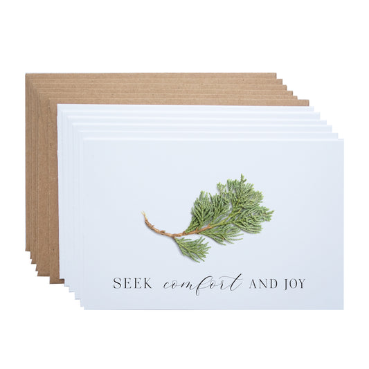 Seek Comfort & Joy, Holiday Note Card Set *Discontinued