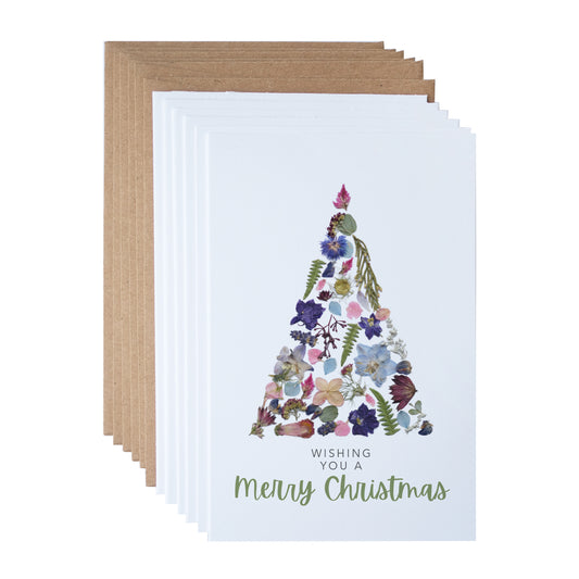 Christmas Tree Holiday Note Card Set