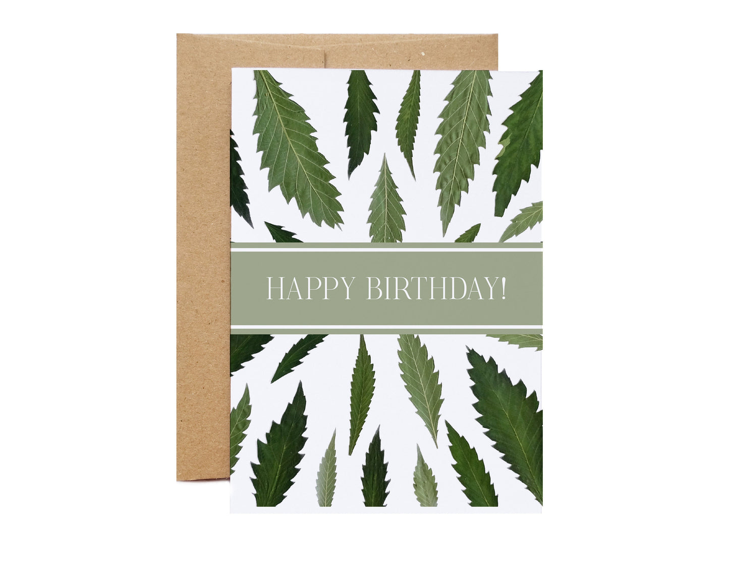 Cannabis Leaf, Happy Birthday, Large Card *Discontinued